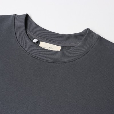 Футболка с нашивкой женская MIST Base, графит, размер 48