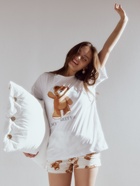 Пижама женская: футболка, шорты, KAFTAN «Мишка», размер 40-42 - Фото 2