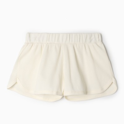 Шорты женские KAFTAN Basic line, размер 42, молочные