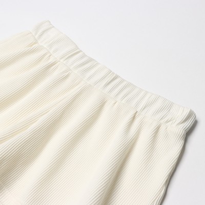 Шорты женские KAFTAN Basic line, размер 42, молочные