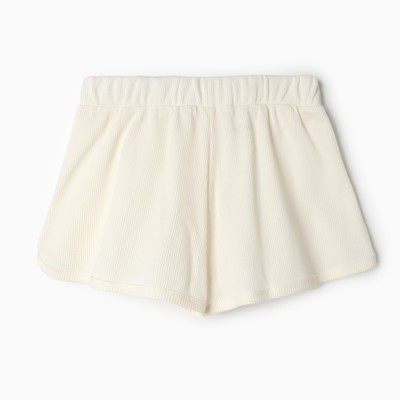 Шорты женские KAFTAN Basic line, размер 42, молочные