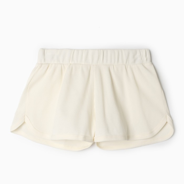 Шорты женские KAFTAN Basic line, размер 46, молочные