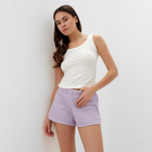 Шорты женские KAFTAN Basic line, размер 42, сиреневые - фото 24319820