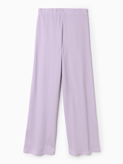 Брюки домашние женские KAFTAN Basic line, размер 50, сиреневые