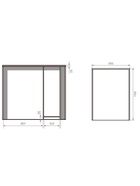 Стол проверки товара «Клик Мебель. Стандарт», 1 ящик, 1278×700×1000 мм, цвет чёрный матовый - Фото 1