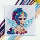 Вышивка крестиком для детей «Сказочный единорог», набор для творчества, 15×15 см - Фото 3