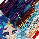 Вышивка крестиком для детей «Сказочный единорог», набор для творчества, 15×15 см - Фото 6