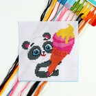 Вышивка крестиком «Милая панда», 15 х 15 см - Фото 3