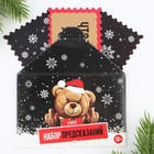 Набор предсказаний в конверте новогодний «Медведь», на Новый год, 8 х 12 см, 3 предсказания - Фото 1
