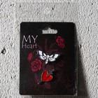 Булавка "My heart" 7 х 9 см - фото 7712715