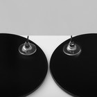Серьги акрил «Атмосфера» соло, цвет чёрный - фото 7455311