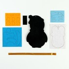 Ёлочная игрушка из фетра своими руками на новый год «Пингвин», набор для творчества - Фото 3