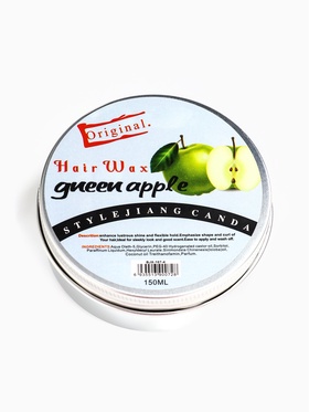 гелевый воск для волос, 150 гр, зеленое яблоко