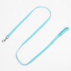 Комплект с мягкой шлейкой, быстросъемный, M, поводок 140 см, ОШ 44-48 ОГ 51-60 см, бирюзовый - Фото 9