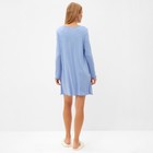 Сорочка женская MINAKU, цвет голубой, размер 44 - Фото 6