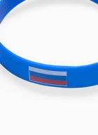 Силиконовый браслет «РОССИЯ», цвет синий - Фото 4