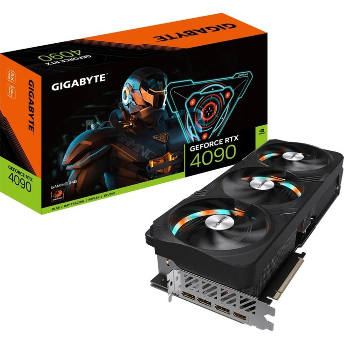 Видеокарта Gigabyte PCI-E 4.0 GV-N4090GAMING-24GD NVIDIA GeForce RTX 4090 24576Mb 384 GDDR6X   10044 - фото 51357493