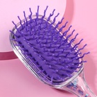 Расчёска массажная, широкая, 6 × 18 см, цвет фиолетовый - Фото 3