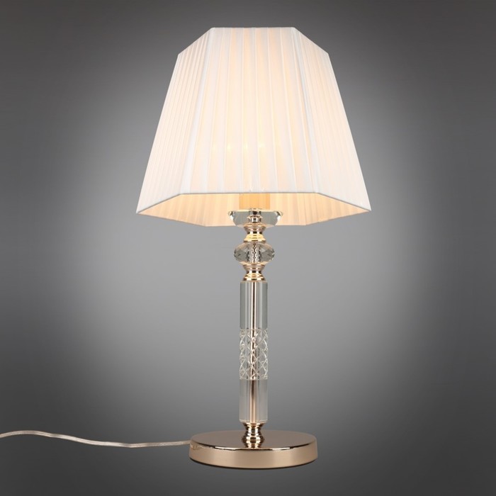 Настольная лампа Silvian Е27 60Вт - фото 1907853980