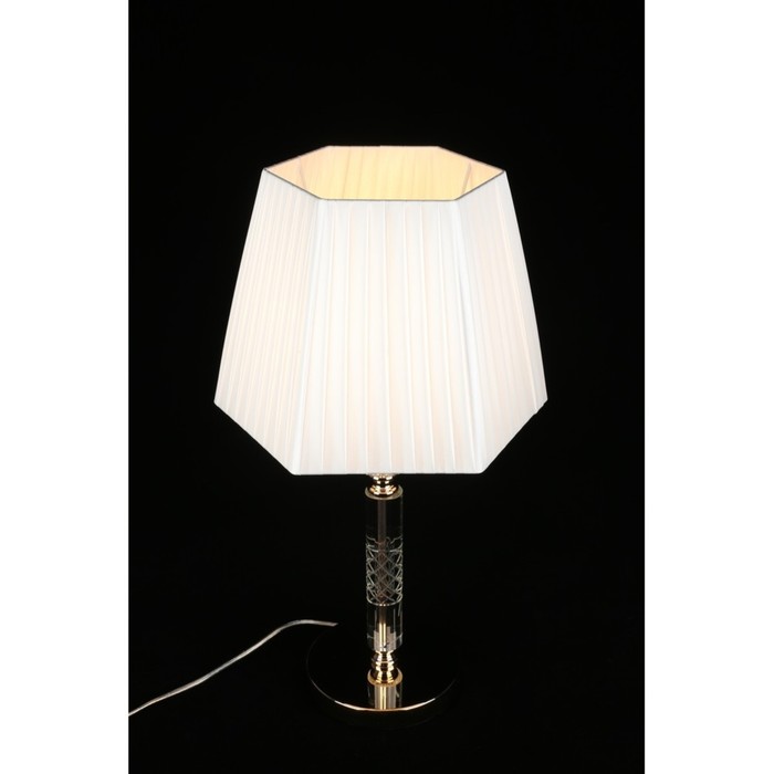 Настольная лампа Silvian Е27 60Вт - фото 1907853981