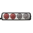 Сигнальный стробоскоп под лобовое стекло 36 LED, 12 В, 15 режимов, красно-синий - Фото 4
