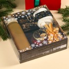 Подарочный набор новогодний «Все мечты сбудутся»:Чай новогодний чёрный 50 г, крем-мед с клубникой 120 г, носки 36 - 39 размер, термос 500 мл. - Фото 9