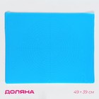 Коврик с разметкой Доляна «Буссен», силикон, 49×39 см, цвет МИКС - Фото 1