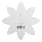 Украшение на скотче "Снежинка - 4" 25,5х25,5 см (комплект 10 шт) - фото 40559766