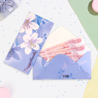 Конверт для денег "Поздравляю!" лилии, 16,5х8 см - Фото 2