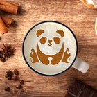 Трафарет для кофе «Панда», 9,5 х 8,5 см - Фото 2