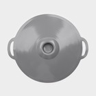 Крышка универсальная Доляна, силикон, d=27,5 см, цвет серый - Фото 5