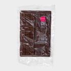 Форма для шоколада Доляна «Плитка», силикон, 27,2×17,6×1 см, 6 ячеек (7,5×7,5 см) , цвет коричневый - Фото 6