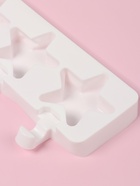 Форма для мороженого Доляна «Звезда», силикон, 28.5×10.5×2 см, 4 ячейки, белая - Фото 5