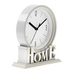 Часы настольные "Home", плавный ход, циферблат d-13 см, 18.9 х 20.8 см, АА - Фото 2