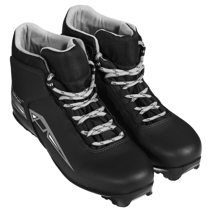 Ботинки лыжные Winter Star comfort, NNN, р. 35, цвет чёрный, лого серый