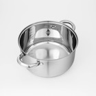 УЦЕНКА Набор кастрюль из нержавеющей стали Доляна «Гретте», 4 предмета: 1,5 л, 2 л, 3 л, 4 л, d=16/18/20/22 см, крышки - Фото 6