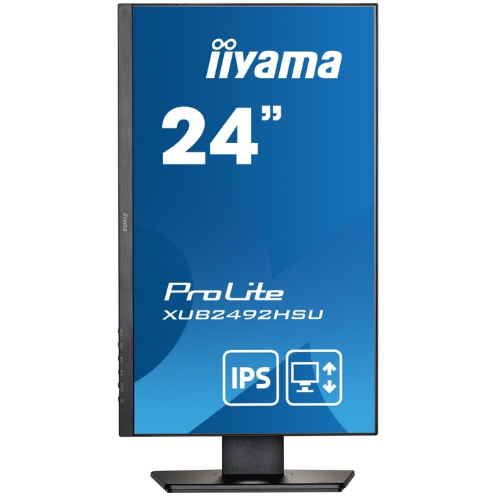 Монитор Iiyama 23.8" ProLite XUB2492HSU-B5 черный IPS LED 16:9 HDMI M/M матовая HAS Piv 250c   10046 - фото 51362678