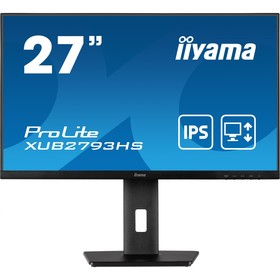 Монитор Iiyama 27" ProLite XUB2793HS-B5 черный IPS LED 16:9 HDMI M/M матовая HAS Piv 300cd 1   10046