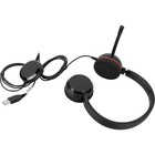 Наушники с микрофоном Jabra Evolve 20 MS Stereo черный 1.2м накладные USB оголовье (4999-823   10046 - Фото 2