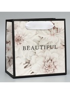 Пакет подарочный ламинированный квадратный, упаковка, «Красота внутри», 14 х 14 х 9 см - Фото 2