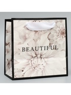 Пакет подарочный ламинированный квадратный, упаковка, «Красота внутри», 14 х 14 х 9 см - Фото 4