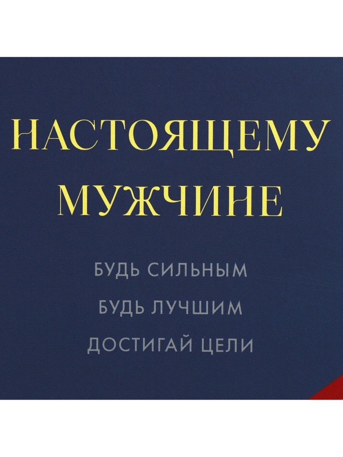 Пакет ламинированный «Настоящему мужчине», 10 × 22 × 6 см 9590656