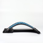 Массажёр для спины, трёхуровневый, 38×25×4 см, цвет синий - Фото 8