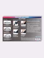 Массажёр для спины, трёхуровневый, 38×25×4 см, цвет синий - Фото 11