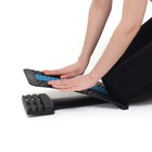 Массажёр для спины, трёхуровневый, 38×25×4 см, цвет синий - Фото 14