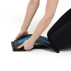 Массажёр для спины, трёхуровневый, 38×25×4 см, цвет синий - Фото 15