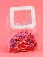 Пакет подарочный из ПВХ Белый 20×18×10 см - Фото 2