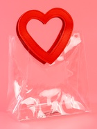 Пакет подарочный из ПВХ Красный 20×18×10 см - Фото 2