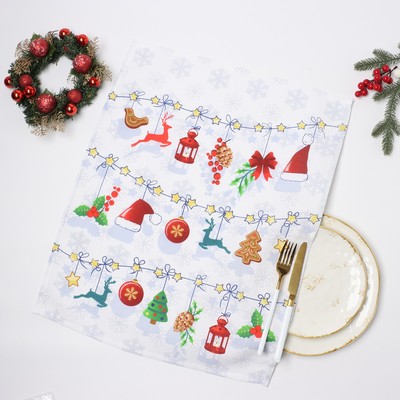 Полотенце DomoVita Волшебные истории рис3, 45×60 см, рогожка 170 г/м, хл100%