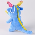Мягкая игрушка «Дракон голубой», с усиками, 10 см - Фото 4